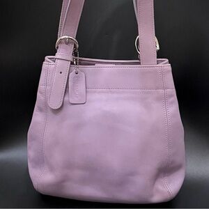 Rare Vintage COACH 4157 Lilac Lavender Soho Buckle Shoulder Bag
